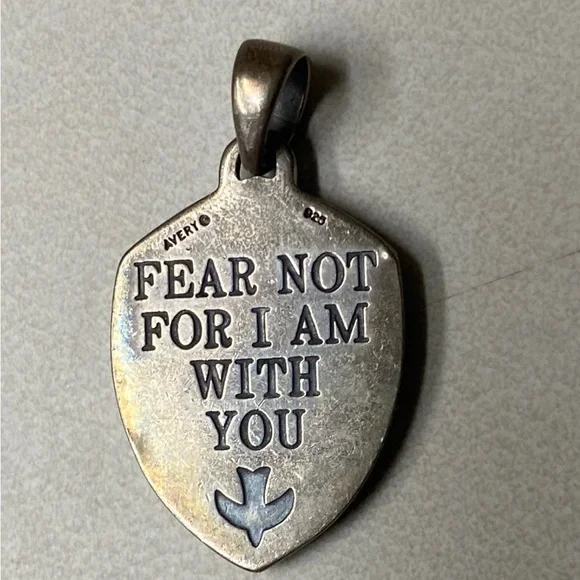 James Avery Silver Cross Shield Pendant - Picture 2 of 5